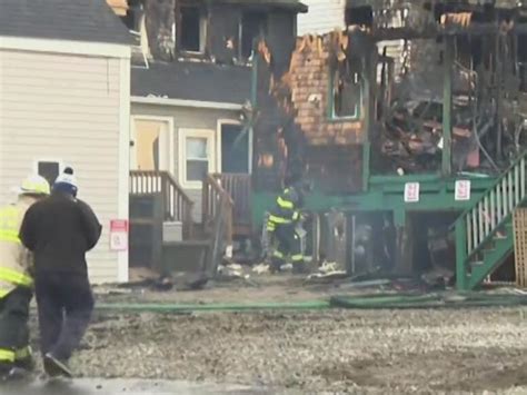 Crews battle large fire involving multiple homes in Scituate